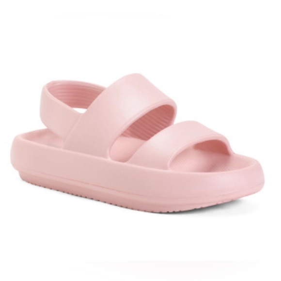 BEACH SLIDES by J/SLIDES Womens Size 8 Pink Synthetic New - Picture 3 of 8